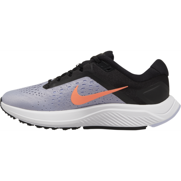 Nike Women's Air Zoom Structure 23 - Indigo Haze/Bright Mango/Black - Image 2