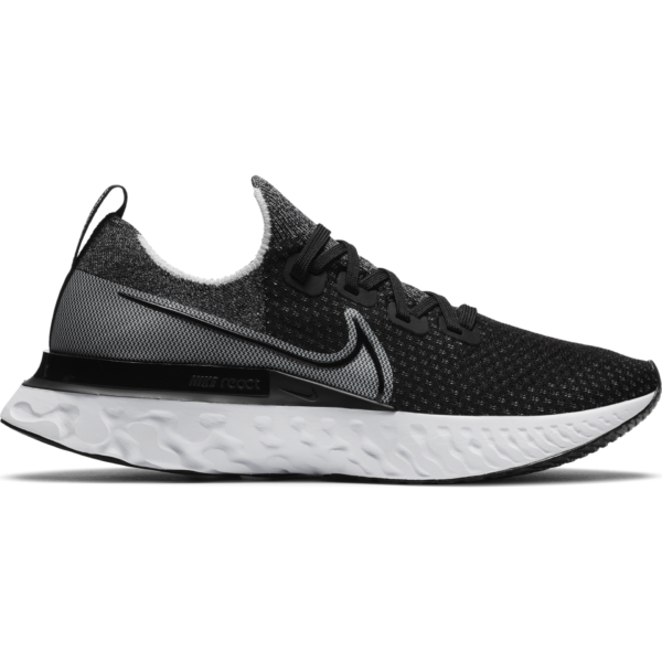 Nike Men's React Infinity Run Flyknit - Black/Black-White