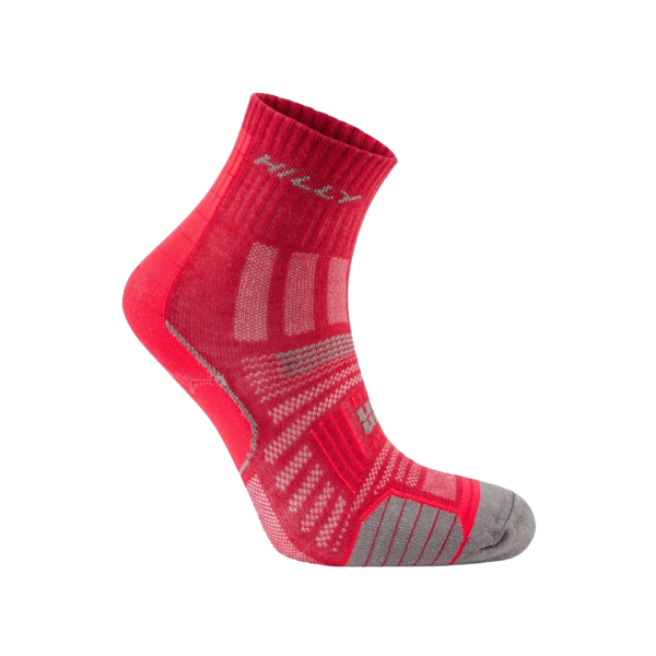 Hilly Women's TwinSkin Anklet - Magenta/Grey Marl