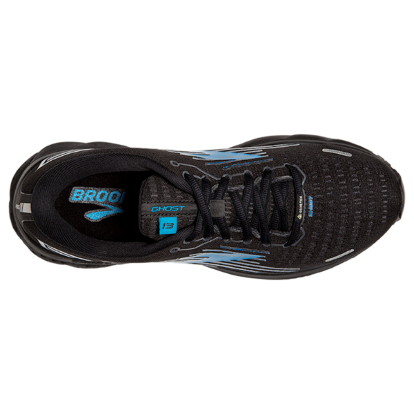 Brooks Men's Ghost 13 GTX - Black/Grey/Blue - Image 5