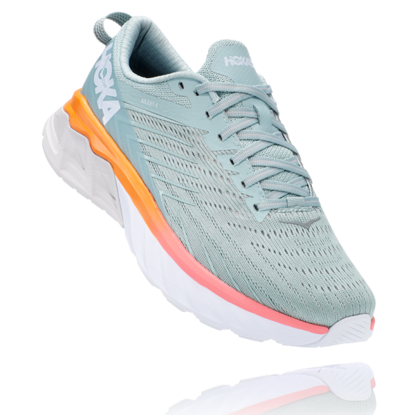 Hoka One One Women's Arahi 4 - Blue Haze/Lunar Rock - Image 3