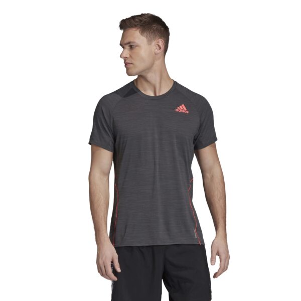 Adidas Men's Runner Tee - DGH Solid Grey - Image 5