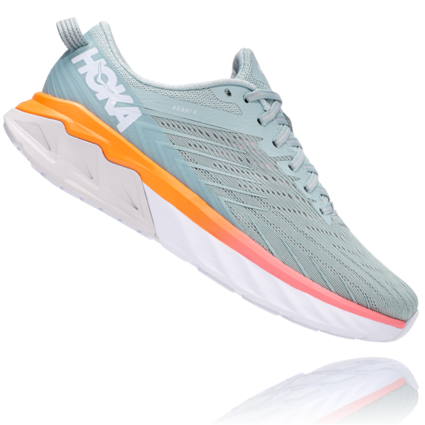 Hoka One One Women's Arahi 4 - Blue Haze/Lunar Rock - Image 4