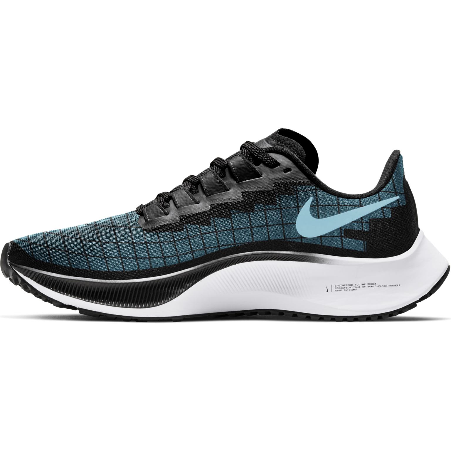 Nike Women's Air Zoom Pegasus 37 - Black/Glacier Ice/Barely Volt/White ...