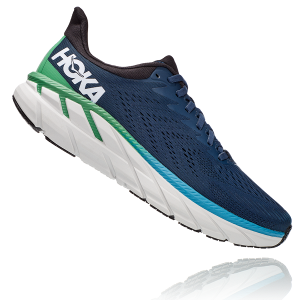 Hoka Men's Clifton 7 - Moonlit Ocean/Anthracite - Image 4