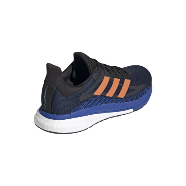 Adidas Men's Solar Glide ST 3 - Collegiate Navy/Signal Orange - Image 4