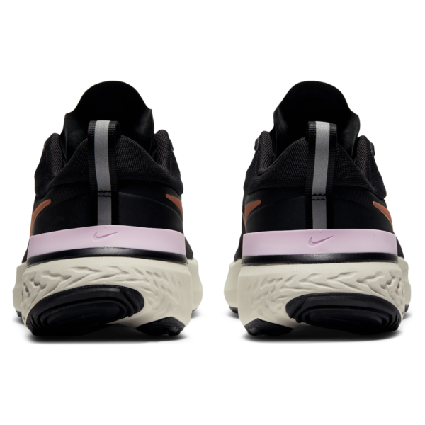 Nike Women's React Miler - Black/Metallic Copper-Lt Arctic Pink - Image 5