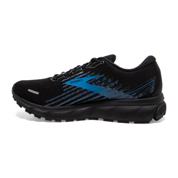 Brooks Men's Ghost 13 GTX - Black/Grey/Blue - Image 2