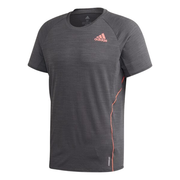 Adidas Men's Runner Tee - DGH Solid Grey - Image 2