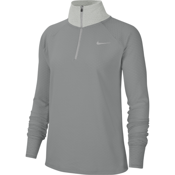 Nike Women's Sphere 1/2-Zip Running Top - Particle Grey/Htr/Reflective Silver