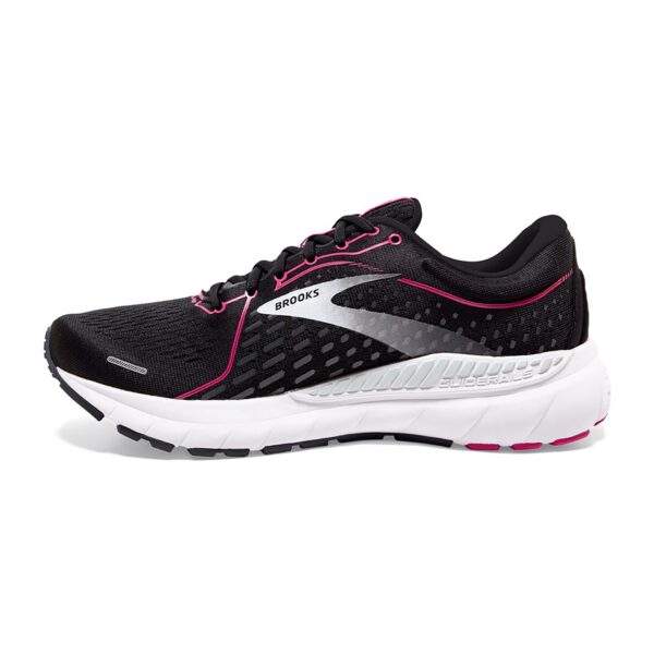 Brooks Women's Adrenaline GTS 21 - Black/Raspberry/ Sorbet/Ebony - Image 2