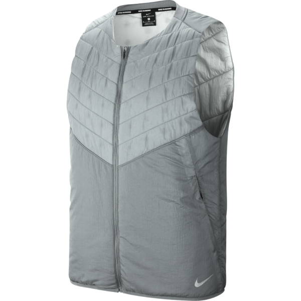 Nike Men's Aerolayer Running Vest - Smoke Grey/Reflective Silver