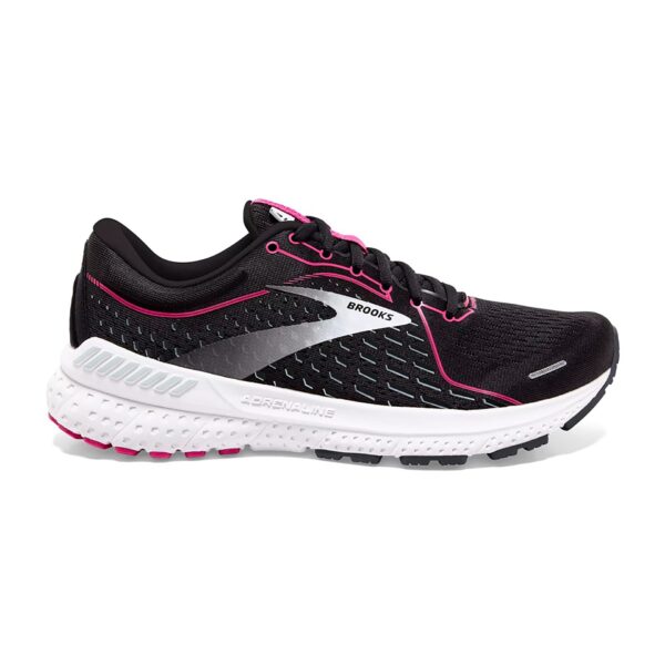 Brooks Women's Adrenaline GTS 21 - Black/Raspberry/ Sorbet/Ebony