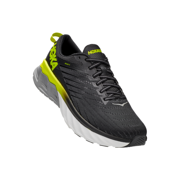 Hoka Men's Arahi 4 - Black/Evening Primrose - Image 3