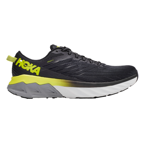 Hoka Men's Arahi 4 - Black/Evening Primrose