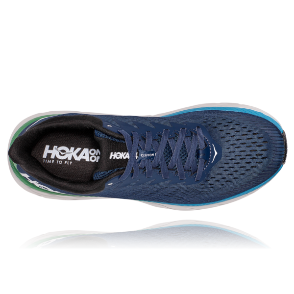 Hoka Men's Clifton 7 - Moonlit Ocean/Anthracite - Image 7