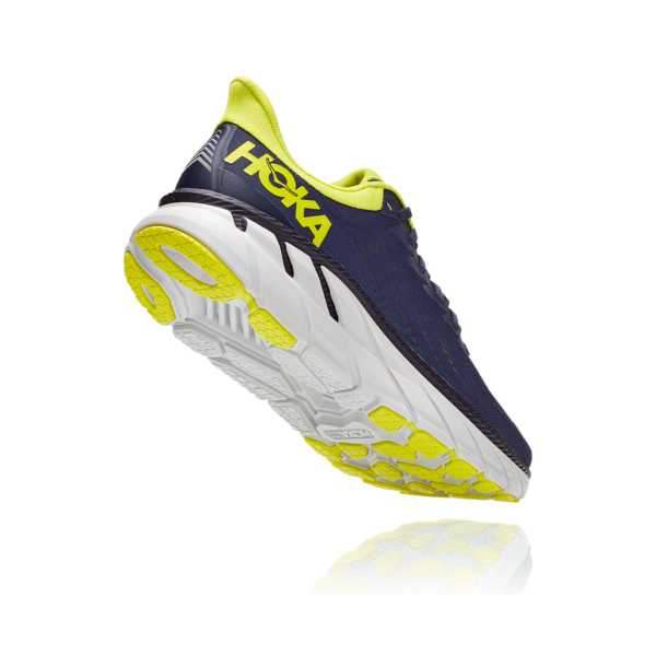 Hoka One One Men's Clifton 7 - Odyssey Grey/Evening Primrose - Image 5