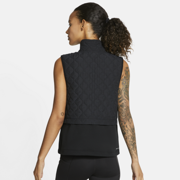 Nike Women's Aerolayer Running Vest - Black/Reflective Silver - Image 4