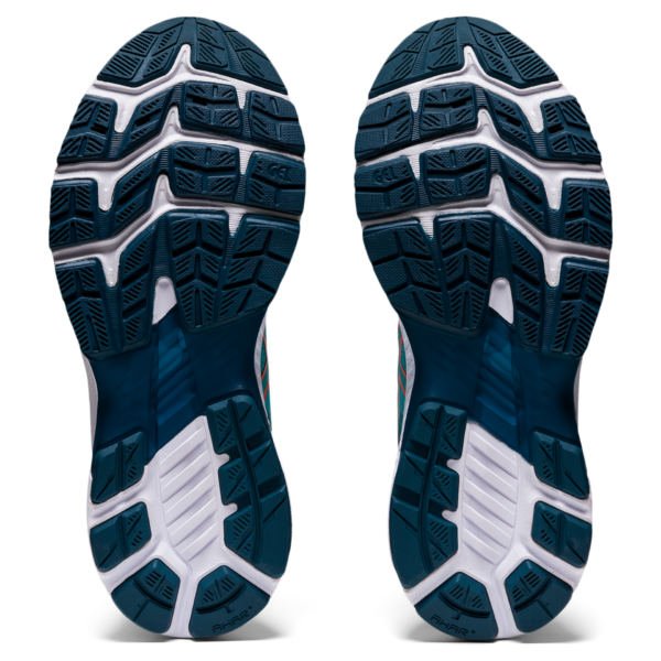 Asics Women's Gel-Kayano 27 - Techno Cyan/Sunrise Red - Image 7