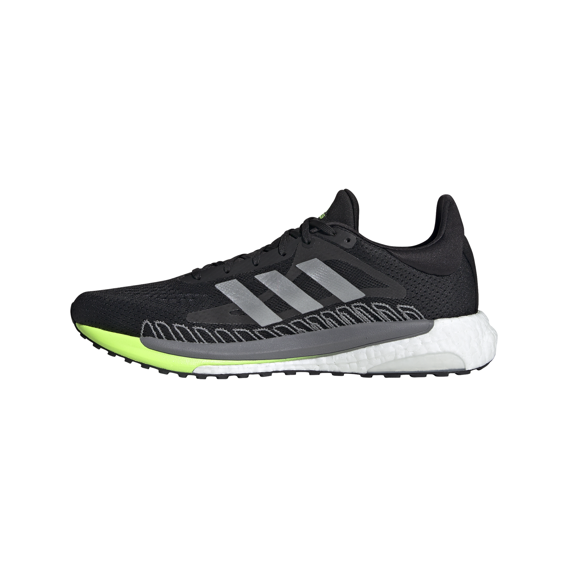 Adidas Men's Solar Glide 3 - Core Black/Silver Metallic - Running Bath