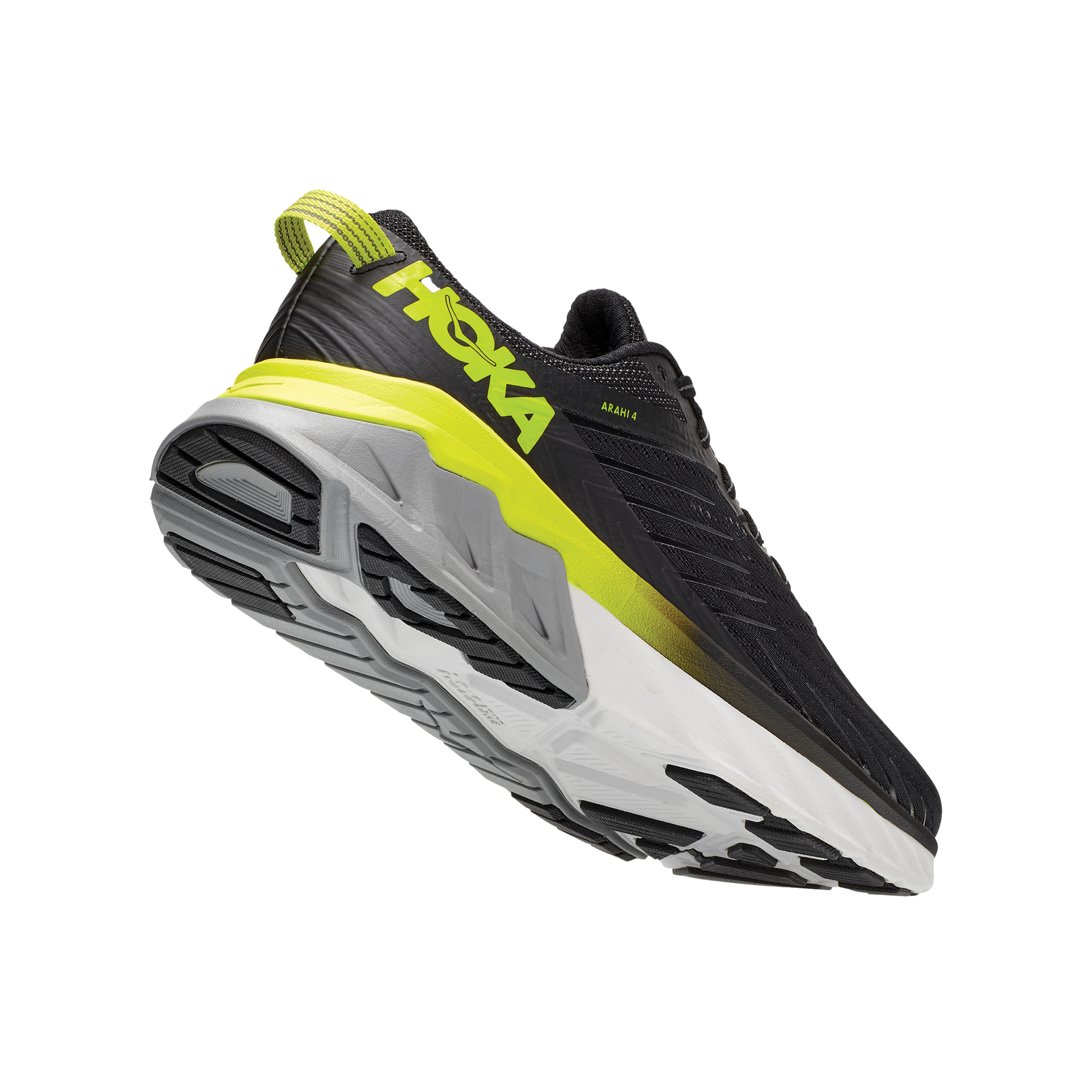 Hoka Men s Arahi 4 Black Evening Primrose Running Bath