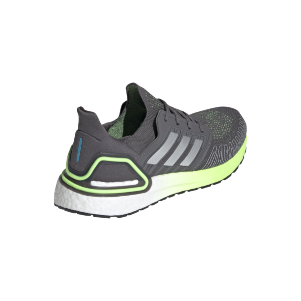 Adidas Men's Ultraboost 20 - Grey Five/Silver Metallic - Image 4