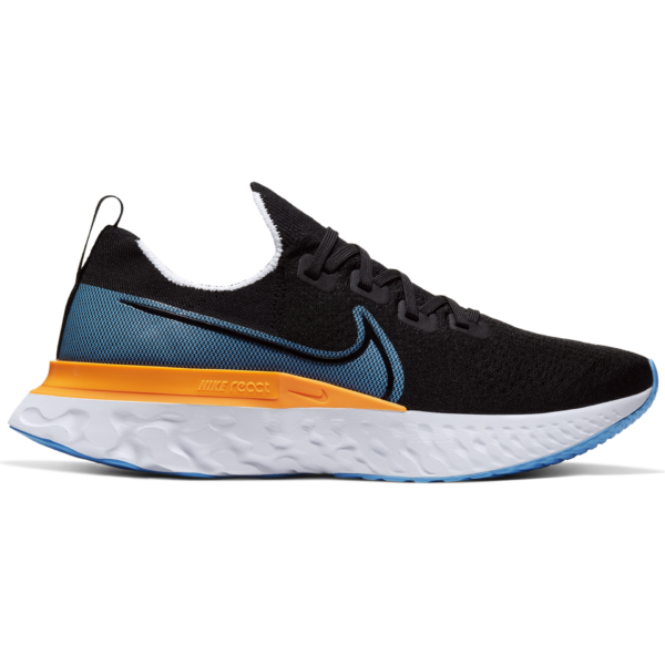 Nike Men's React Infinity Run Flyknit - Black/University Blue