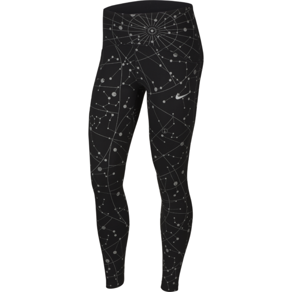 Nike Speed Flash Women's 7/8 Running Tights - Black/Reflective Silver