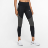 Nike Women's Epic Luxe Run Division Running Tights - Black/Newsprint/Reflect Black