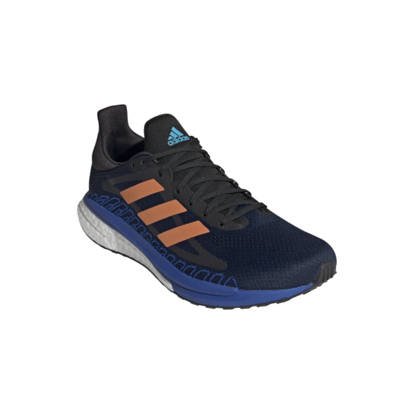 Adidas Men's Solar Glide ST 3 - Collegiate Navy/Signal Orange - Image 3