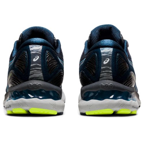 Asics Men's Gel-Nimbus 23 – Carrier Grey/Digital Aqua – Running Bath