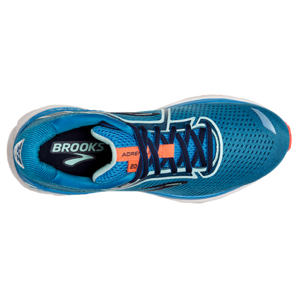 Brooks Women's Adrenaline GTS 20 - Blue/Navy/Coral - Image 5