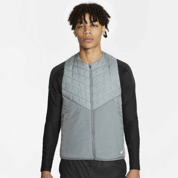 Nike Men's Aerolayer Running Vest - Smoke Grey/Reflective Silver - Image 3