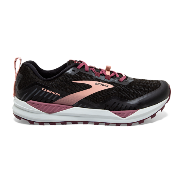 Brooks Women's Cascadia 15 - Black/Ebony/Coral Cloud