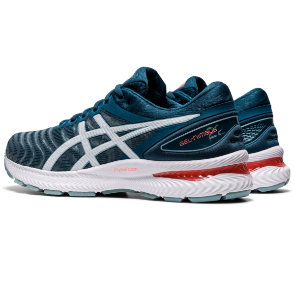 Asics Men's Gel-Nimbus 22 - Light Steel/Magnetic Blue - Image 4