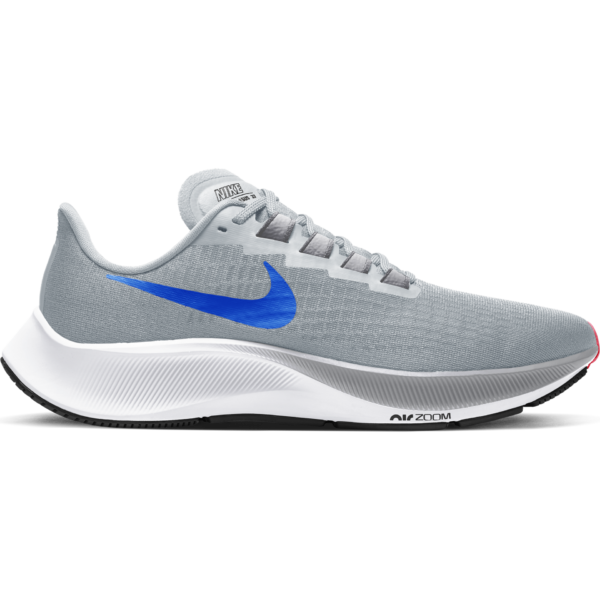 Nike Men's Air Zoom Pegasus 37 - Pure Platinum/Racer Blue-Wolf Grey