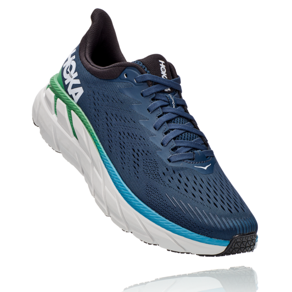 Hoka Men's Clifton 7 - Moonlit Ocean/Anthracite - Image 3