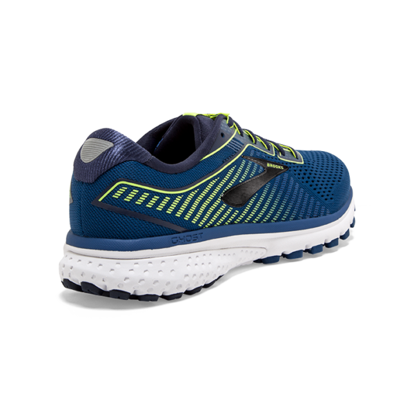 Brooks Men's Ghost 12 - Blue/Navy/Nightlife - Image 4
