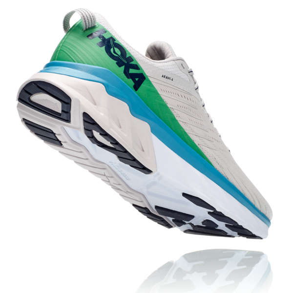 Hoka Men's Arahi 4 - Lunar Rock/Nimbus Cloud - Image 5