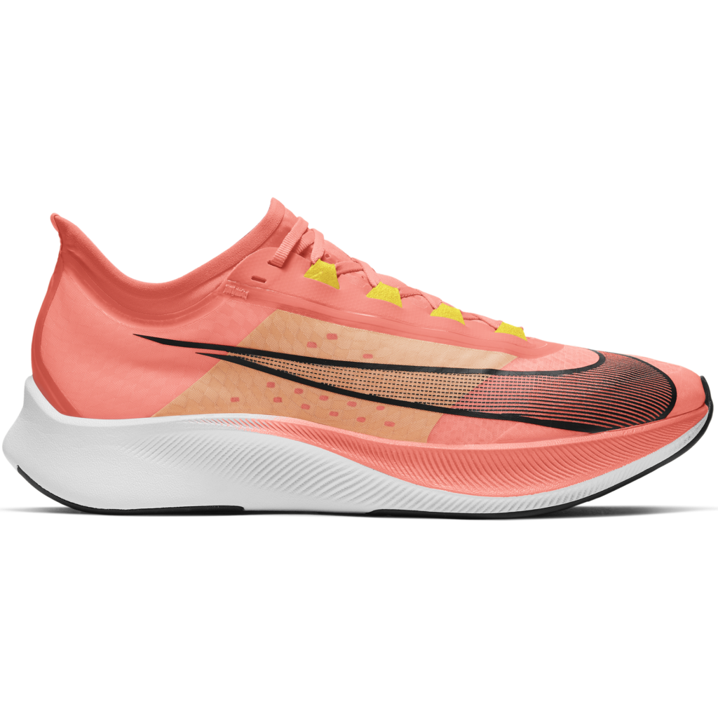 Nike Men's Zoom Fly 3 - Bright Mango/Black-Citron Pulse - Running Bath