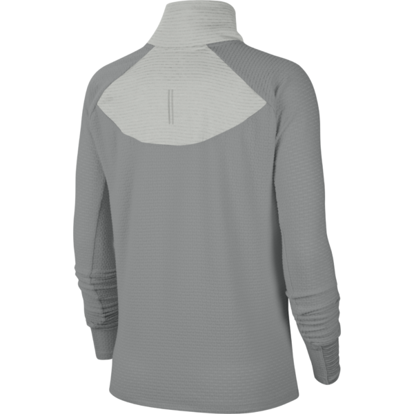 Nike Women's Sphere 1/2-Zip Running Top - Particle Grey/Htr/Reflective Silver - Image 2