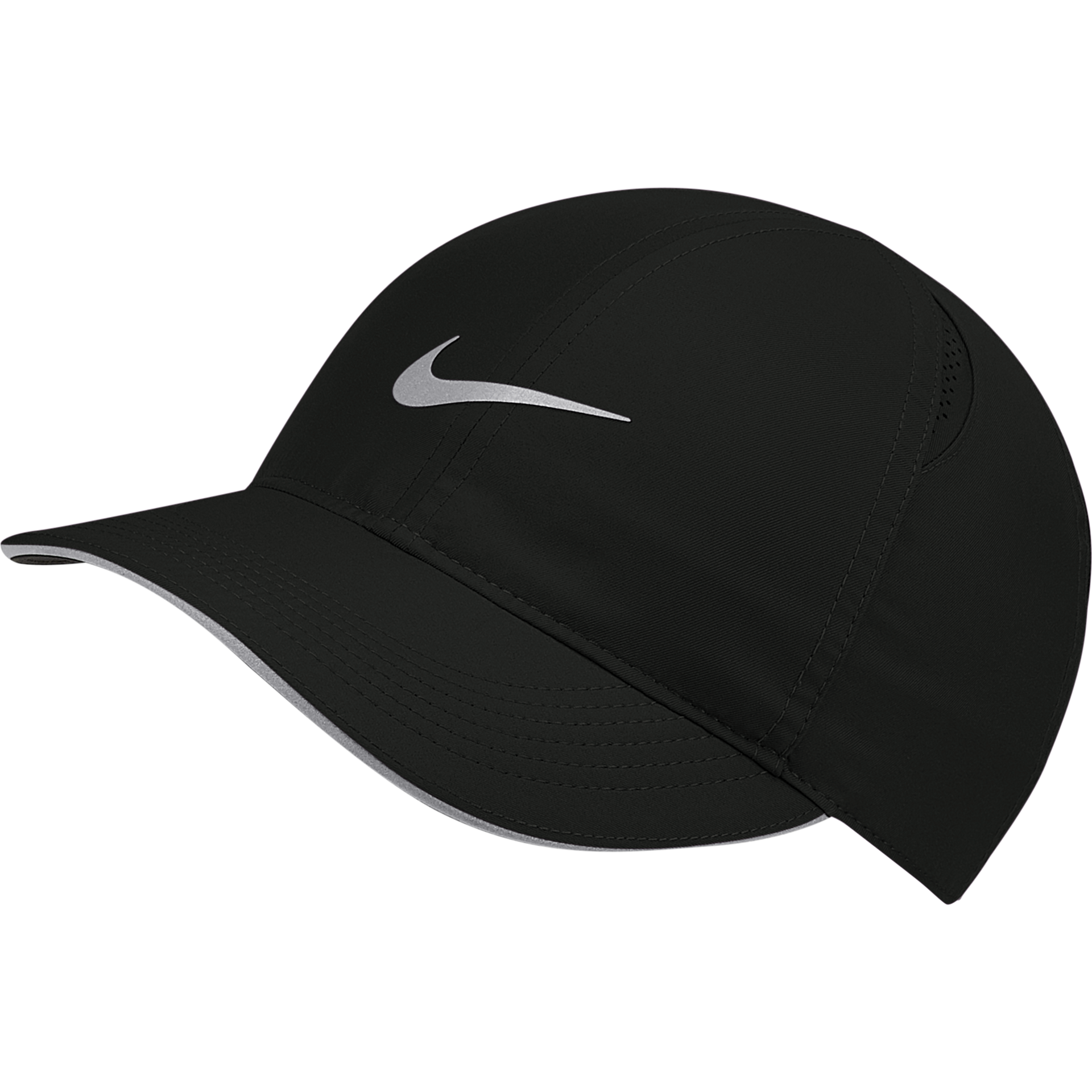 Nike Women's Aerobill Featherlight Cap - Black - Running Bath