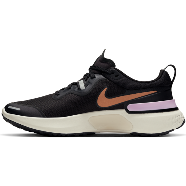 Nike Women's React Miler - Black/Metallic Copper-Lt Arctic Pink - Image 2