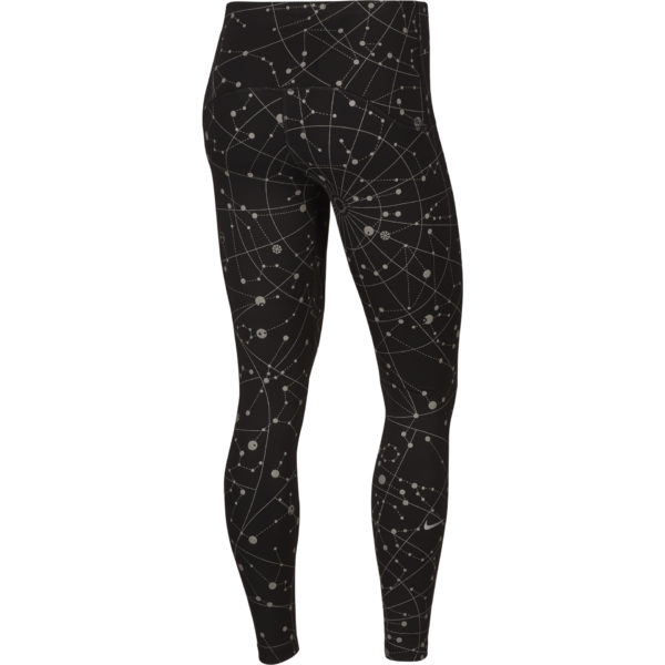 Nike Speed Flash Women's 7/8 Running Tights - Black/Reflective Silver - Image 2