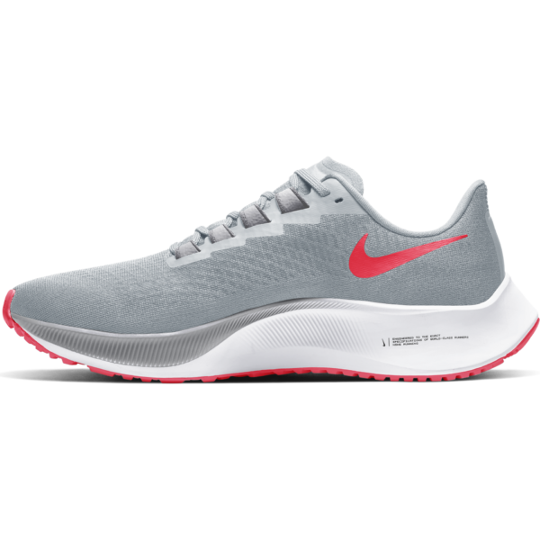 Nike Men's Air Zoom Pegasus 37 - Pure Platinum/Racer Blue-Wolf Grey - Image 2