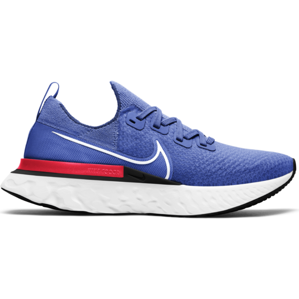 Nike Men's React Infinity Run Flyknit - Racer Blue/White/Bright Crimson/Black