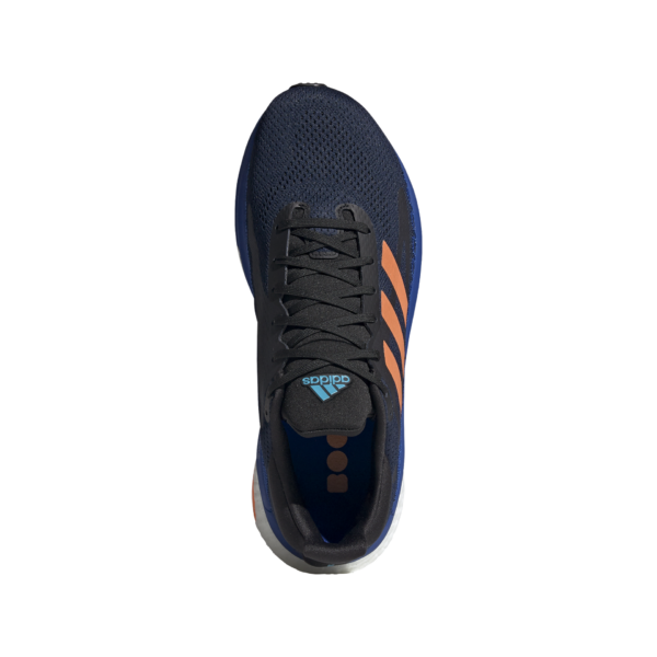 Adidas Men's Solar Glide ST 3 - Collegiate Navy/Signal Orange - Image 6