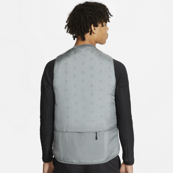 Nike Men's Aerolayer Running Vest - Smoke Grey/Reflective Silver - Image 4