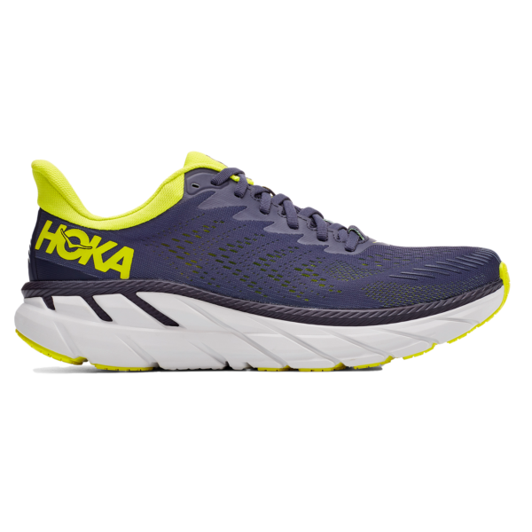 Hoka One One Men's Clifton 7 - Odyssey Grey/Evening Primrose
