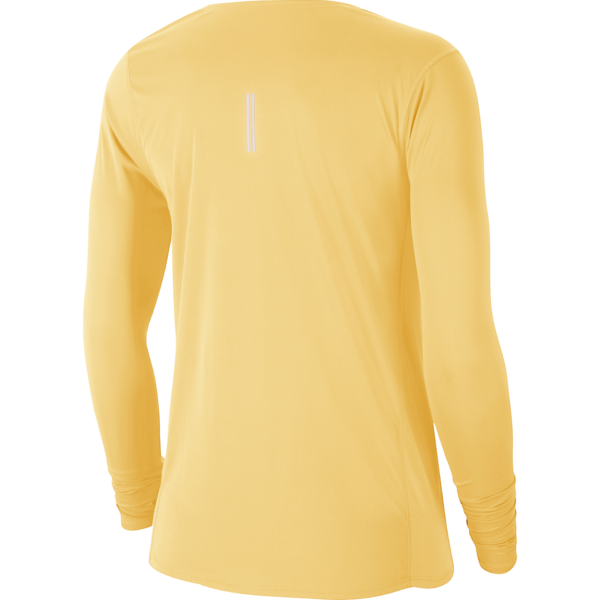 Nike Women's Long-Sleeve Running Top - Melon Tint/Reflective Silver - Image 2
